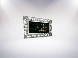 Mirror (Option TV), Durius_ConceptDesign Durius_ConceptDesign Salon moderne Bois Effet bois