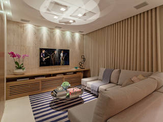 Apartamento Ed. The Falls 4 quartos, LEDS Arquitetura LEDS Arquitetura Moderne Wohnzimmer