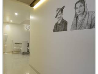 Residential Apartment on Bund Garden Road, Pune, Navmiti Designs Navmiti Designs Chambre classique