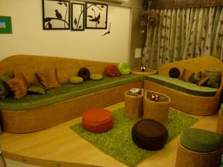 Close to Nature Living Room, Takeaway Interiors Takeaway Interiors Terrace