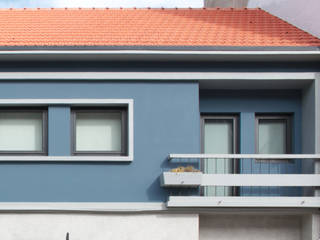 Casa rua Castro Matoso, Sónia Cruz - Arquitectura Sónia Cruz - Arquitectura Modern Houses Blue