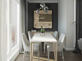 Warszawa | 80m, Mohav Design Mohav Design Minimalist dining room