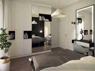 Warszawa | 80m, Mohav Design Mohav Design Minimalist bedroom