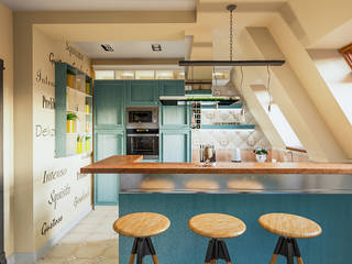 Квартира в Сочи, Ателит Ателит Mediterranean style kitchen