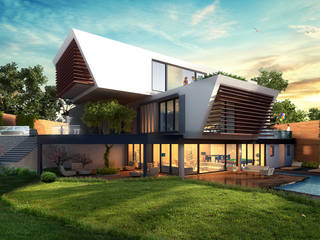 MODERN VILLA WITH A UNIQUE ARCHITECTURE, AIS Designs AIS Designs