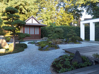 Umwandlung eines Teichgartens in einen Karesansui - Trockenlandschaftsgarten - Japanese Dry Landscape Garden Kokeniwa Japanische Gartengestaltung