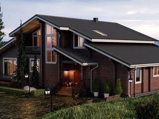 Проект Д-166-353, GOOD WOOD GOOD WOOD Scandinavian style houses