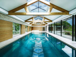 The Pool House, Re-Format LLP Re-Format LLP Moderne Pools