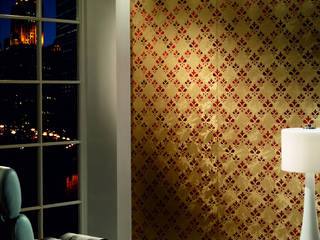 Golden Blossom, Architects Paper Architects Paper Asian style walls & floors Multicolored