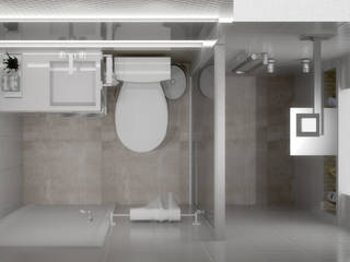 Projeto de Reforma Banheiro e Lavabo, SCK Arquitetos SCK Arquitetos 現代浴室設計點子、靈感&圖片