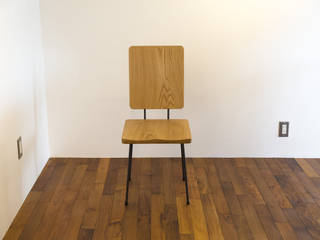 無垢 チェア（椅子） くり 栗, SSD建築士事務所株式会社 SSD建築士事務所株式会社 Modern living room Wood Wood effect