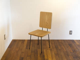 無垢 チェア（椅子） くり 栗, SSD建築士事務所株式会社 SSD建築士事務所株式会社 Living room Wood Wood effect