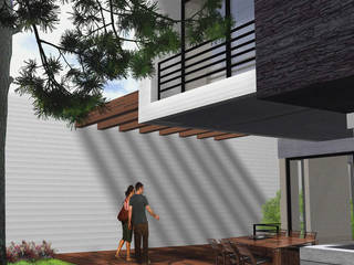 SILVER DOOR, Arquimia Arquitectos Arquimia Arquitectos 現代房屋設計點子、靈感 & 圖片 木頭 Brown