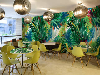 Commercial, Pixers Pixers Tường & sàn phong cách nhiệt đới Multicolored
