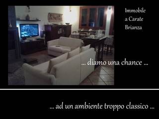 UN IMMOBILE DUE SOLUZIONI: HOME STAGING & RELOOKING, ATMOSPHERE STAGING ATMOSPHERE STAGING Modern living room