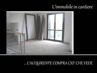 QUANDO UN IMMOBILE E' UN CANTIERE, ATMOSPHERE STAGING ATMOSPHERE STAGING Salon moderne