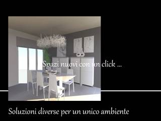 QUANDO UN IMMOBILE E' UN CANTIERE, ATMOSPHERE STAGING ATMOSPHERE STAGING Salon moderne