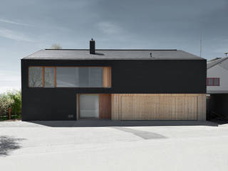 Haus Kirchberg/Thening, bogenfeld Architektur bogenfeld Architektur モダンな 家