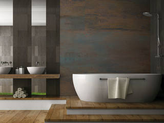 Panele dekoracyjne włoskiej marki Tecnografica , BandIt Design BandIt Design Industrialna łazienka Wielokolorowy