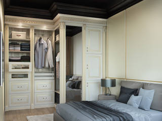 wardrobe, Дмитрий Каючкин Дмитрий Каючкин Eclectic style bedroom