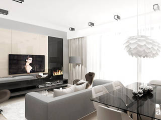 LOOK #40 | Apartament, ARTDESIGN architektura wnętrz ARTDESIGN architektura wnętrz Modern living room