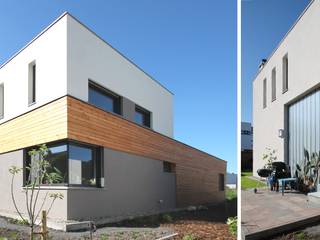 Wohnhaus MT - Neubau eines Einfamilienhauses mit Carport, Architekturbüro Schumann Architekturbüro Schumann Maisons modernes