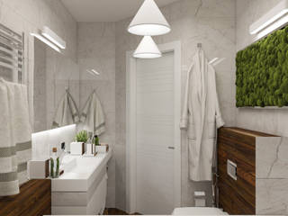 Ванная комната "Magnifique" vol.2, Студия дизайна Дарьи Одарюк Студия дизайна Дарьи Одарюк Eclectic style bathroom