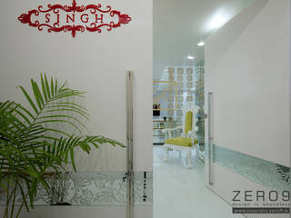 home, ZERO9 ZERO9 Ingresso, Corridoio & Scale in stile asiatico