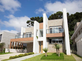 Residência A.K., Sakaguti Arquitetos Associados Sakaguti Arquitetos Associados Casas de estilo moderno