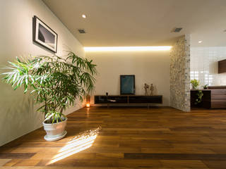 sunny side, アーキシップス京都 アーキシップス京都 Living room Wood Wood effect