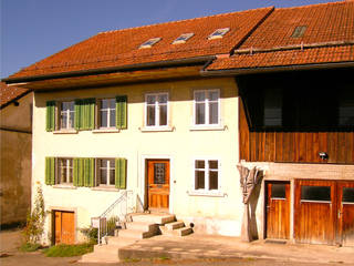 Renovation Bauernhaus Letten, mmarch gmbh - Mader Marti Architektur ETH SIA mmarch gmbh - Mader Marti Architektur ETH SIA Landhäuser