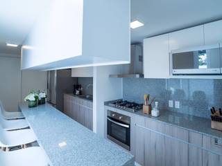 COCINA EN CDMX II, HO arquitectura de interiores HO arquitectura de interiores Modern Kitchen