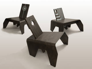 African Birth Chair II, Jomo Furniture Jomo Furniture Living room Wood Wood effect