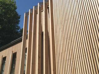 Private Residence - Scoble Place, London, Designcubed Designcubed Nowoczesne domy Drewno O efekcie drewna