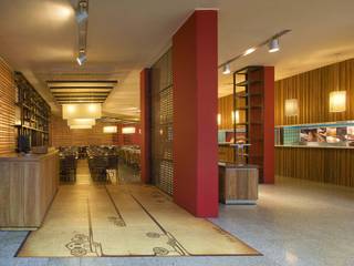 RESTAURANTE VILLA GIANNINA, David Guerra Arquitetura e Interiores David Guerra Arquitetura e Interiores พื้นที่เชิงพาณิชย์