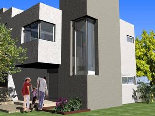 Complejo Duplex, ARQUITECTA CARINA BASSINO ARQUITECTA CARINA BASSINO Modern houses