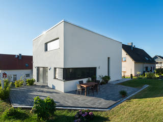 Wohnhaus 2 in Petersberg-Steinhaus, herbertarchitekten Partnerschaft mbB herbertarchitekten Partnerschaft mbB Modern houses