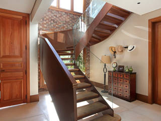 homify Country style corridor, hallway& stairs