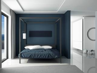 Дизайн интерьера квартиры в стиле минимализм, Way-Project Architecture & Design Way-Project Architecture & Design Dormitorios minimalistas
