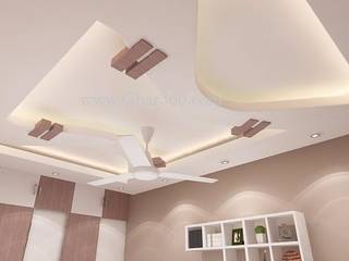 False Ceiling Design, Ghar360 Ghar360 臥室