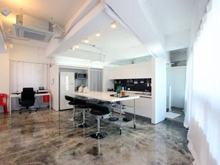 OYOUNG RESIDENCE, HJL STUDIO HJL STUDIO Industrial style kitchen Concrete