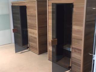 Sauna/Infrarotkabine, b-cube GmbH b-cube GmbH Spas de estilo moderno