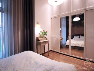 PARIS, Kołodziej & Szmyt Projektowanie Wnętrz Kołodziej & Szmyt Projektowanie Wnętrz Dormitorios de estilo rústico