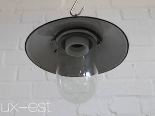 "VISTA M" Bauhaus Lampe Zweck Design Emaille Glas Porzellan, Lux-Est Lux-Est Commercial spaces Iron/Steel Office spaces & stores