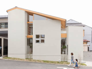 Yamashina House, ALTS DESIGN OFFICE ALTS DESIGN OFFICE Skandinavische Häuser Stein Grau