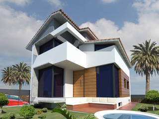 Vivienda Unifamiliar en San Lorenzo, Vidal Bett Arquitecto Vidal Bett Arquitecto منازل