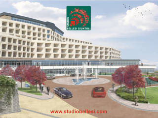 Parco del Qalaalti Hotel & Spa. Medical Center, Studio Bellesi Giuntoli Studio Bellesi Giuntoli Mediterrane tuinen