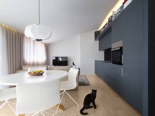 SS Apartment, PAULO MARTINS ARQ&DESIGN PAULO MARTINS ARQ&DESIGN Salas de estar minimalistas