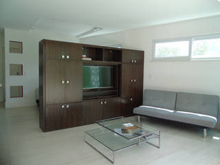 Loft Itanhangá, BF Sustentabilidade, Arquitetura e Iluminação BF Sustentabilidade, Arquitetura e Iluminação Modern living room