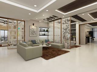 4 Bedroom Apartment Interior Design Bangalore, Ghar360 Ghar360